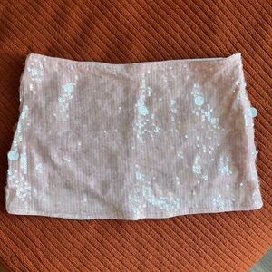 Sequin Pink Skort